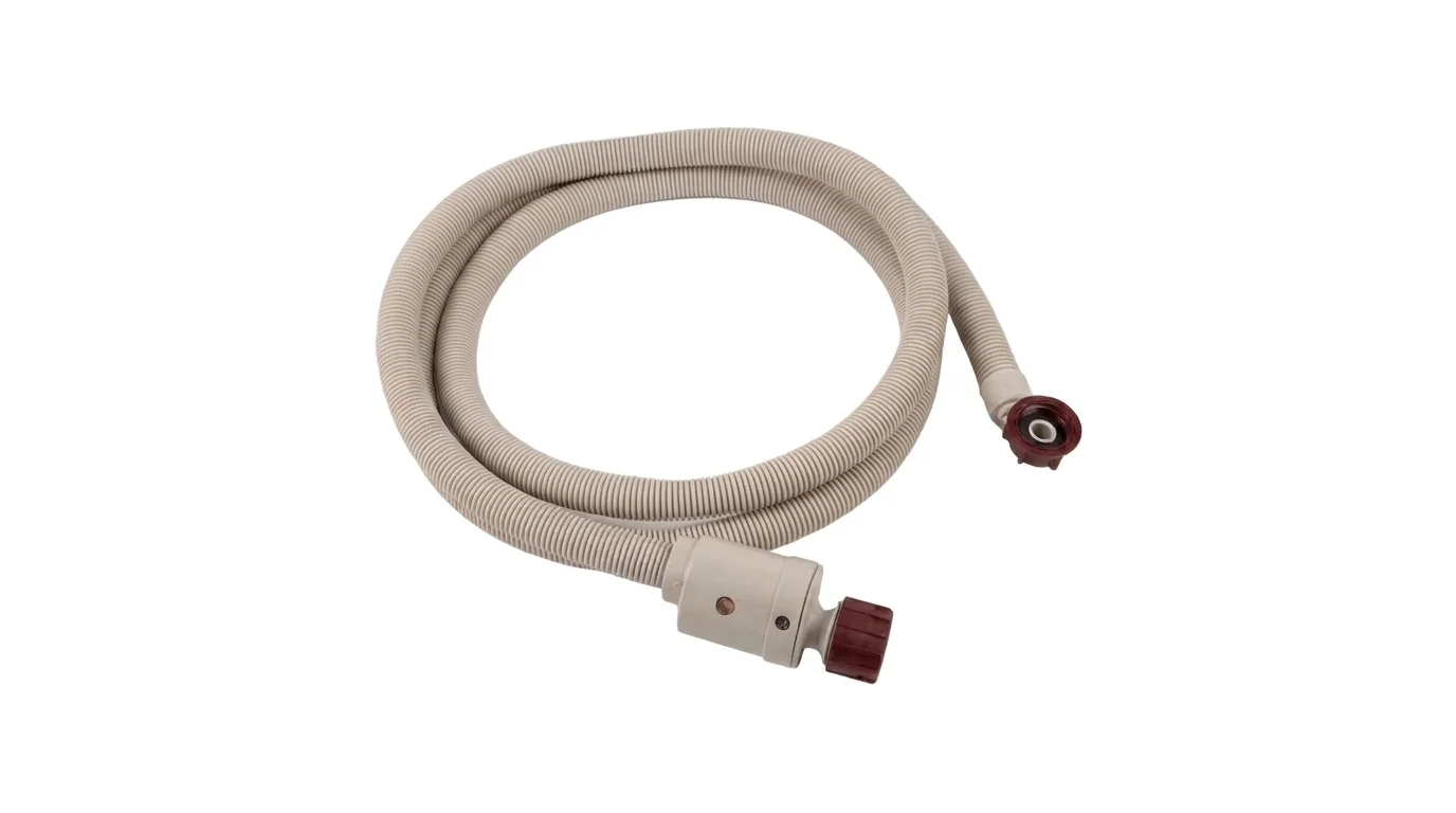 Sivá prívodná hadica Care+Protect WHI1052S s bezpečnostným ventilom Aquastop a pripojovacími koncovkami.