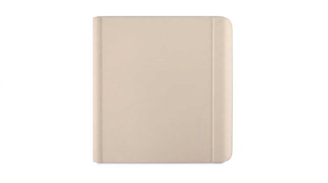 Zatvorené puzdro pre čítačku Kobo Libra Colour v elegantnom béžovom vyhotovení.