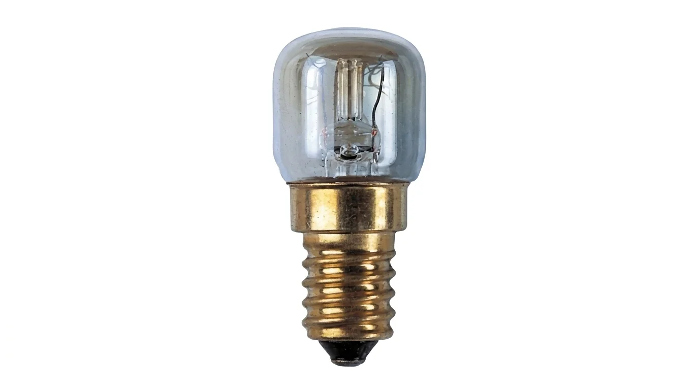 Trubicová žiarovka do rúry Philips s čírou sklenenou bankou a závitovou päticou E14.