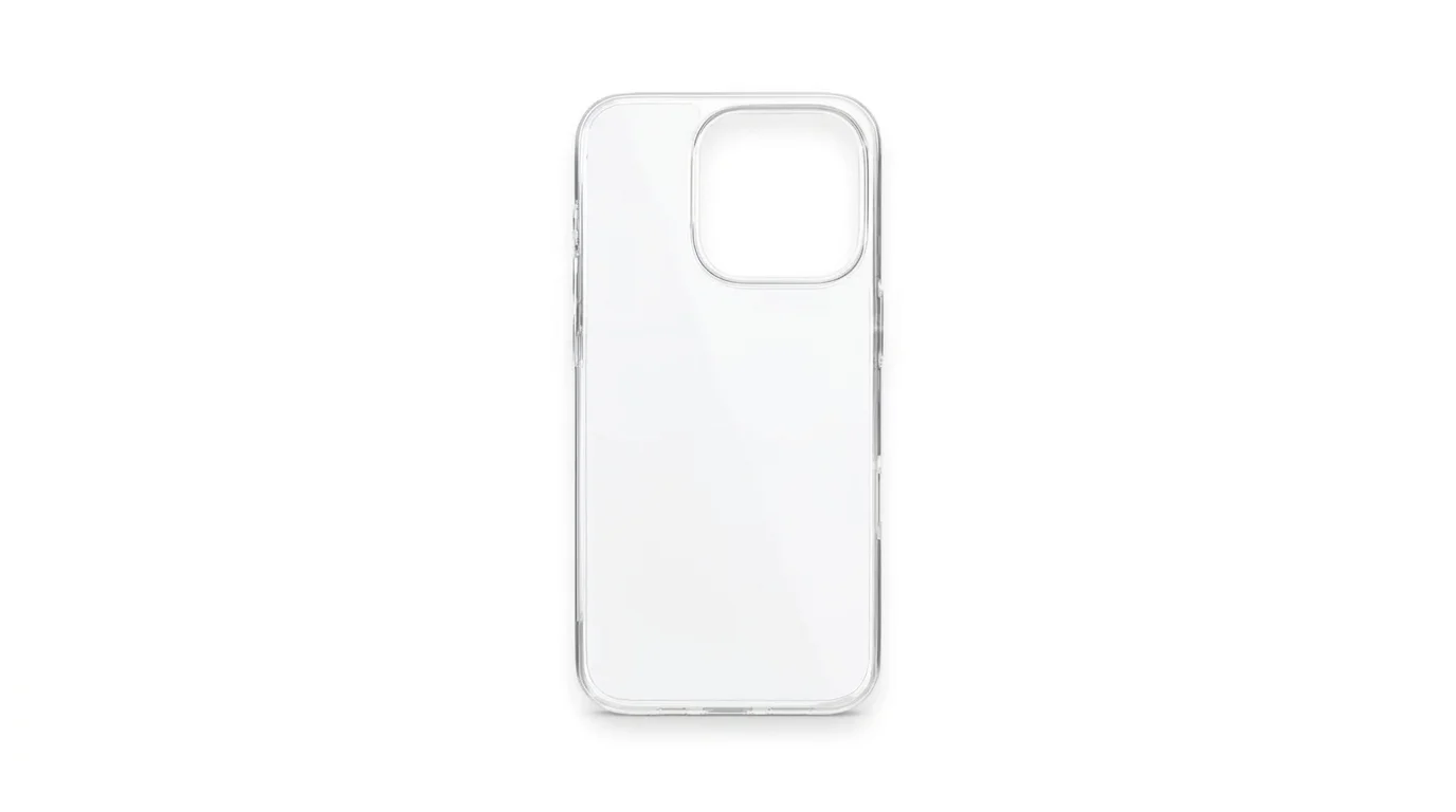 Průhledný kryt na mobil Epico Hero Case pro iPhone 16 Pro s výřezem pro fotoaparát.