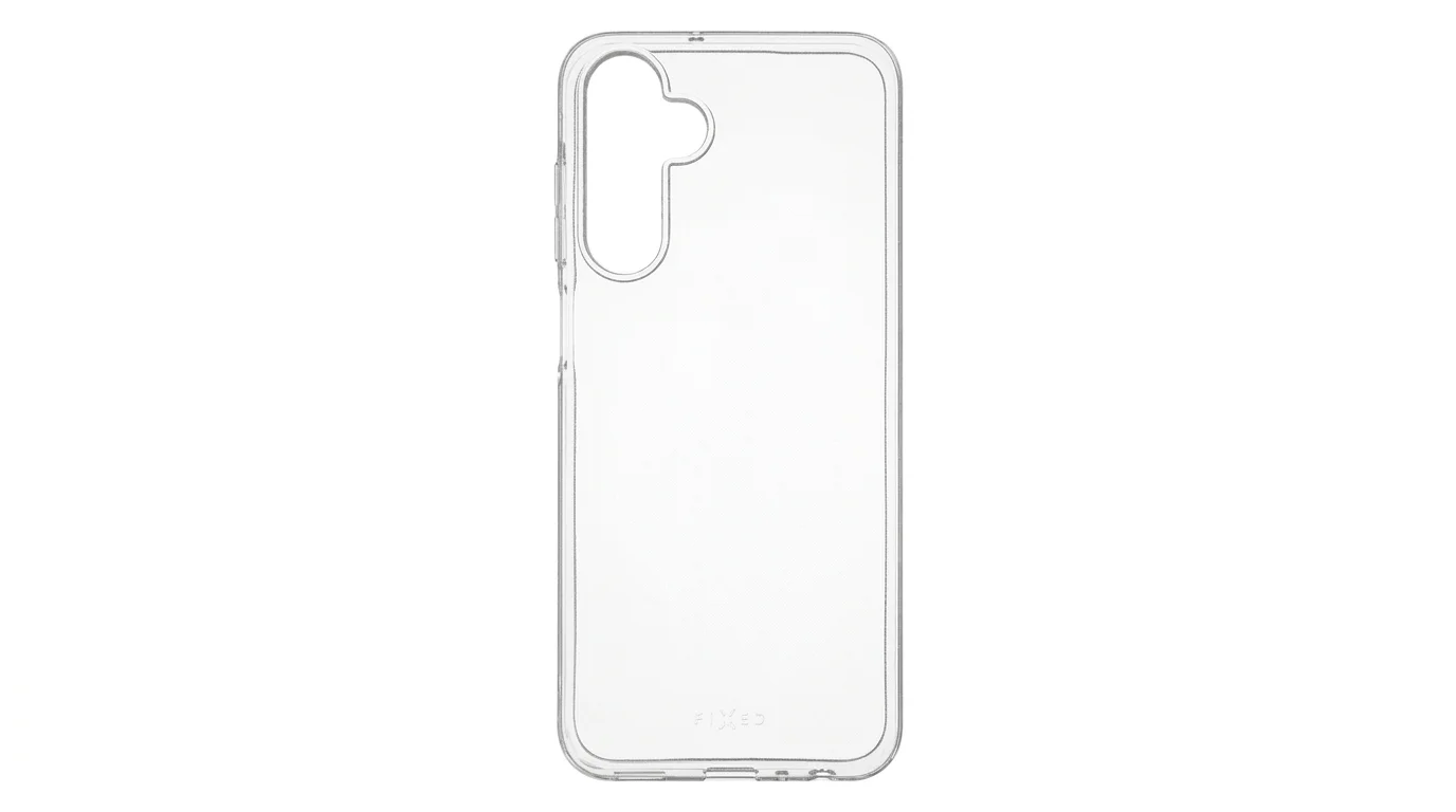 Průhledné TPU pouzdro FIXED pro Samsung Galaxy A25 s přesným výřezem pro fotoaparát.