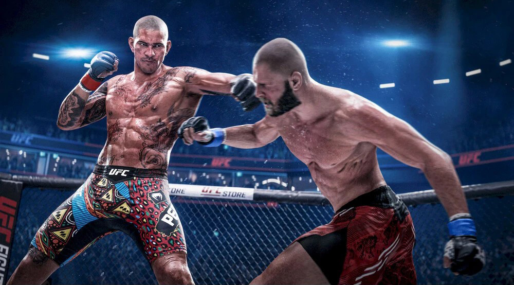 Detailní vizuál bojovníka v UFC 6