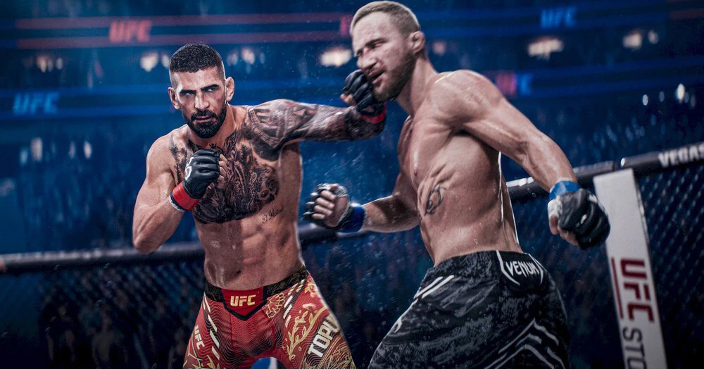 Dramatická výměna úderů v EA Sports UFC 6