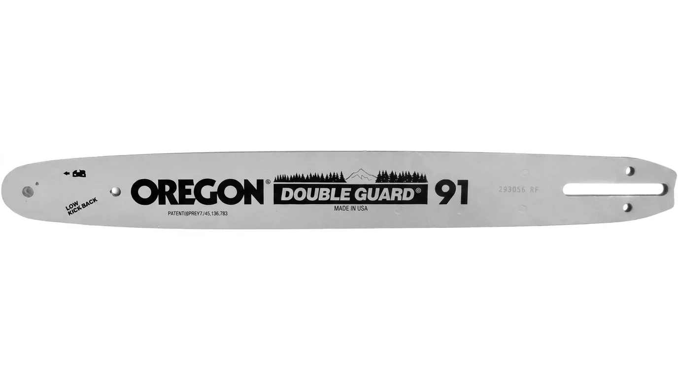 Vodicí lišta Oregon Double Guard 91 pro řetězové pily Fieldmann.